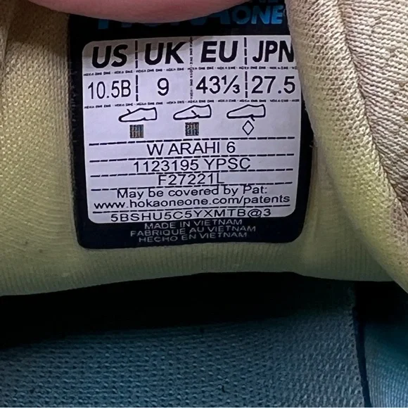 Women’s Hoka One One Arahi 6 Running Shoes Size 10.5 - Picture 10 of 10